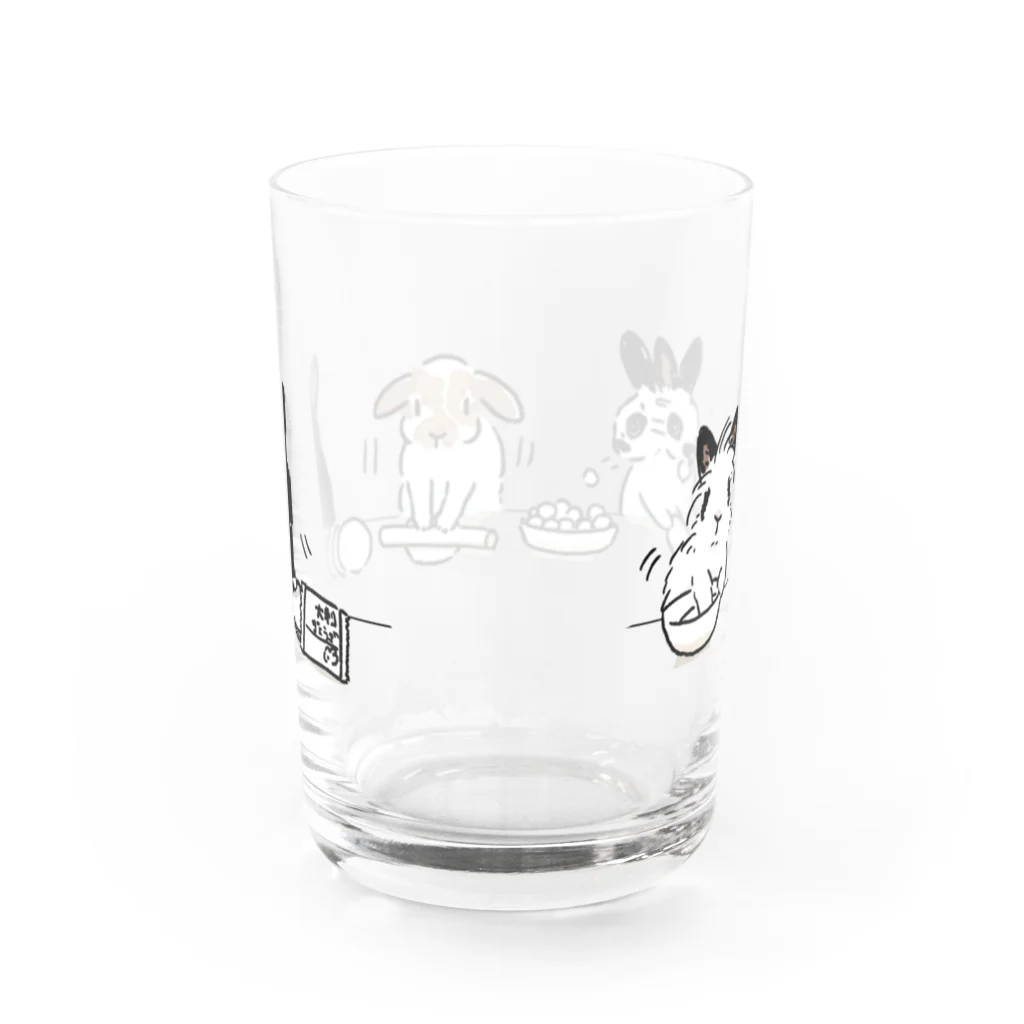 SCHINAKO'Sのラビッツのうさぎさんたち Water Glass :back