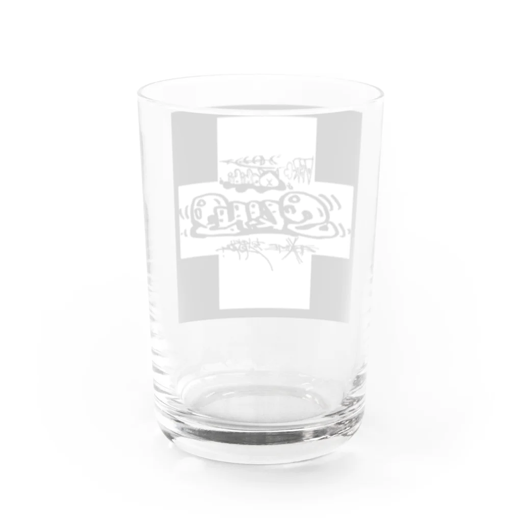 zrame-RYOのzrameロゴ Water Glass :back