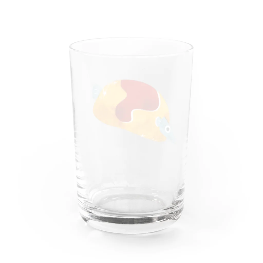 よしはらヨシの魚まるごとオムレツ Water Glass :back