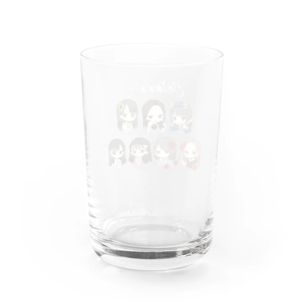 橘沙希のジュタドールグッズ Water Glass :back