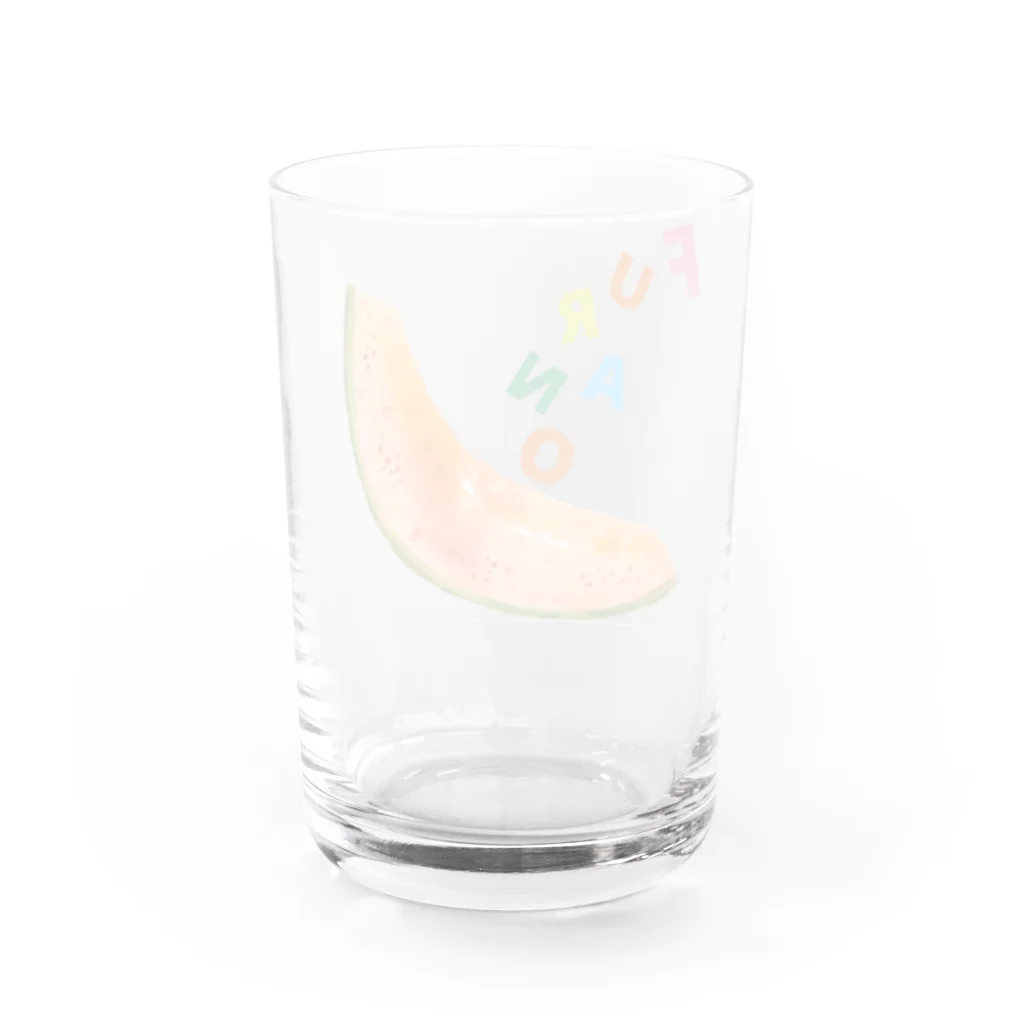 ふらっと富良野の富良野メロン Water Glass :back