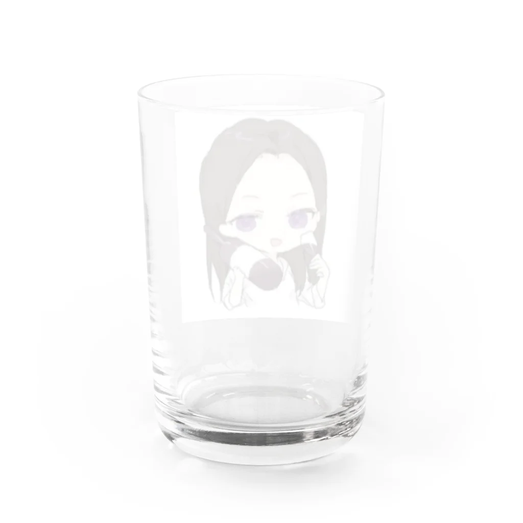 橘沙希のジュタドールグッズ Water Glass :back