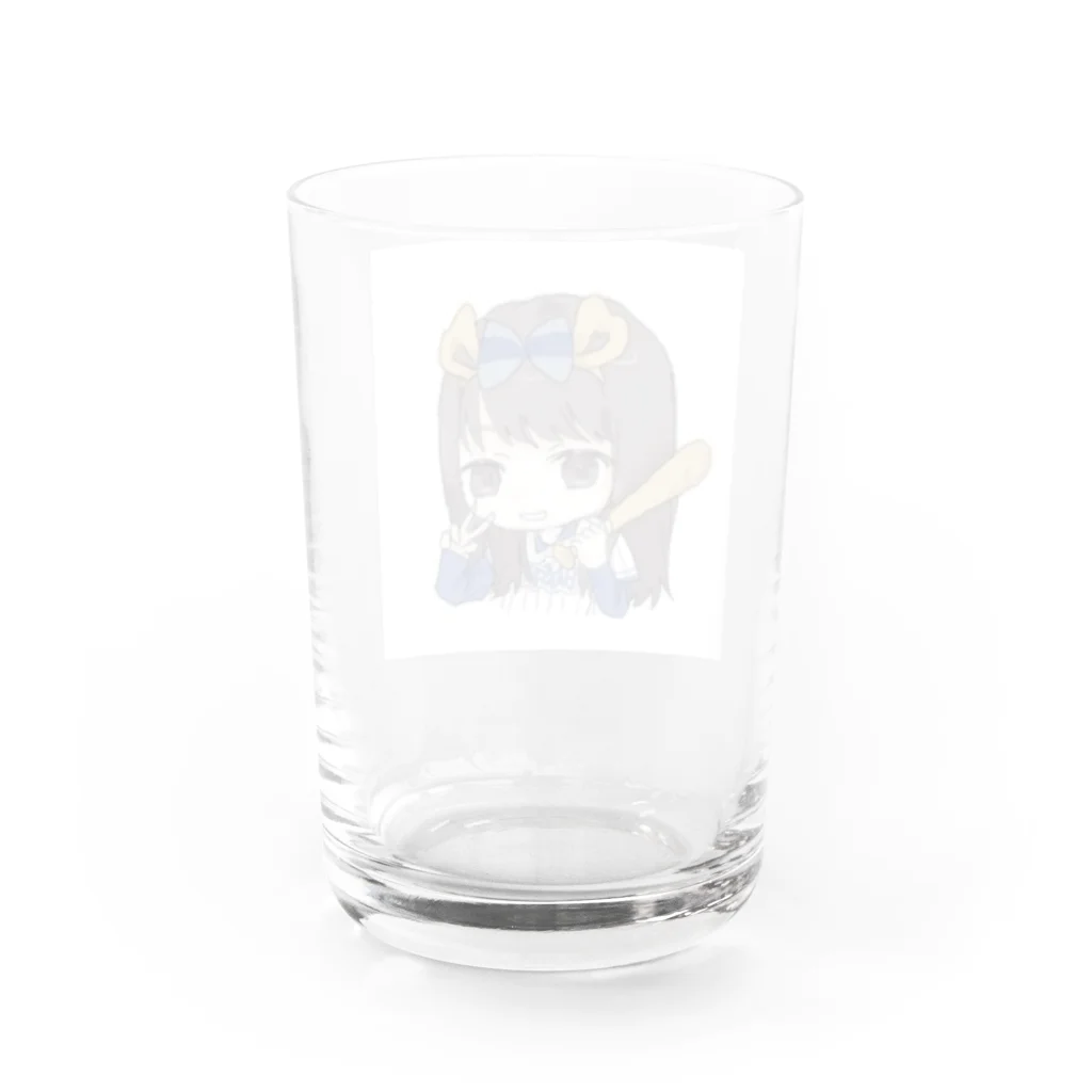 橘沙希のジュタドールグッズ Water Glass :back