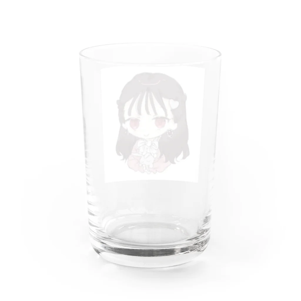 橘沙希のジュタドールグッズ Water Glass :back