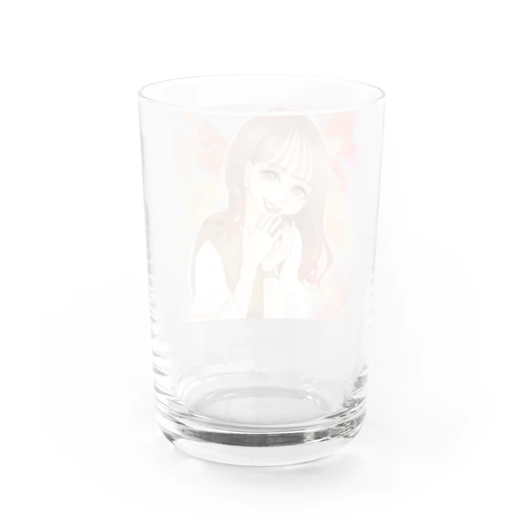 もかふしぎ🐰のイエベ春 Water Glass :back