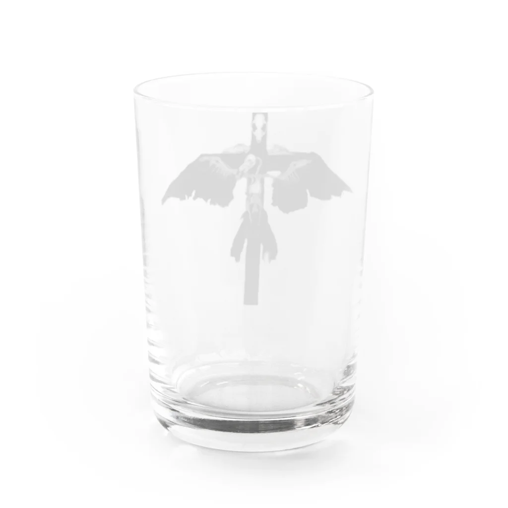 GALVANIC のCross crow Water Glass :back