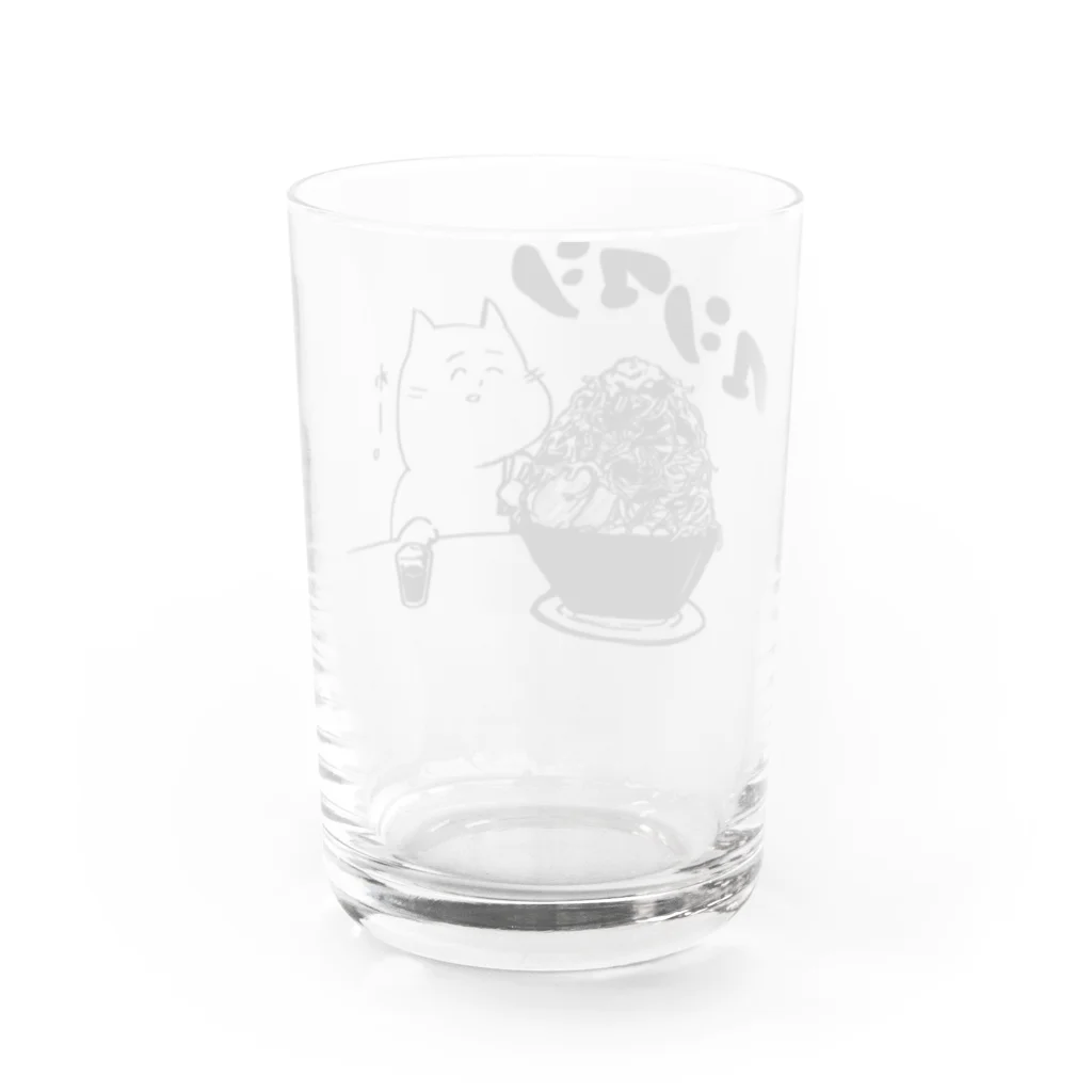 麺匠総本家のマシマシ Water Glass :back