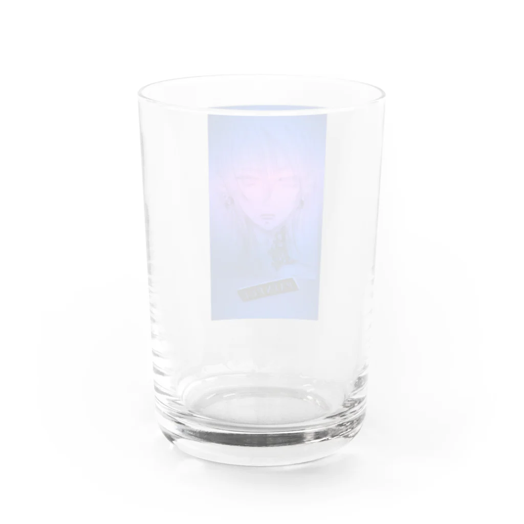 きちゅねぱちぱちの店のペインフル Water Glass :back