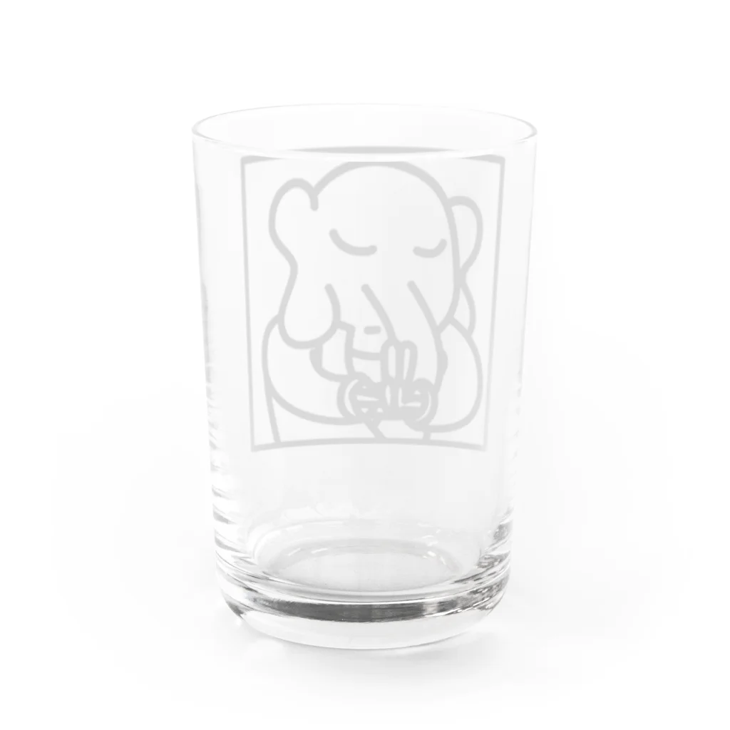 バンバンバンコク_オリジナルショップのばんぞうくん Water Glass :back