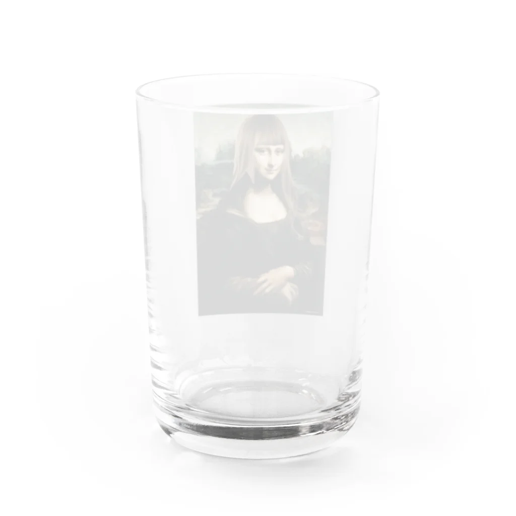 まおまおパラダイスのイメチェン・モナリザ Water Glass :back