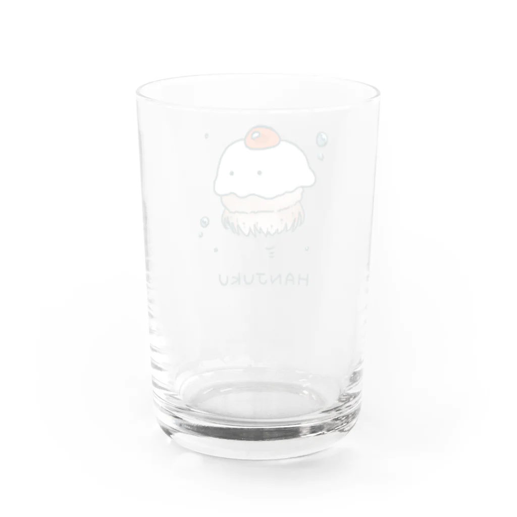 満月喫茶🌕雑貨店の目玉焼きクラゲの半熟くん Water Glass :back