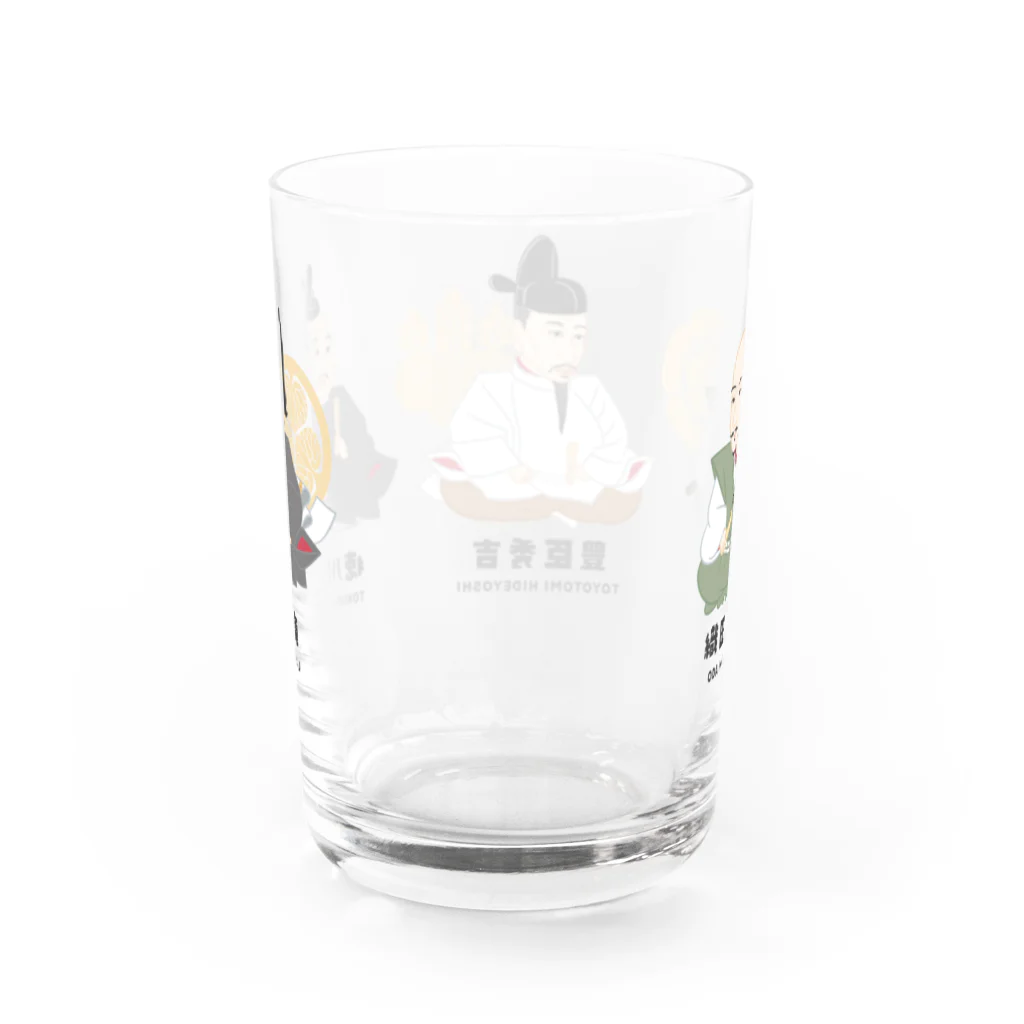 mincruの戦国三英傑 〜信長 秀吉 家康〜 Water Glass :back