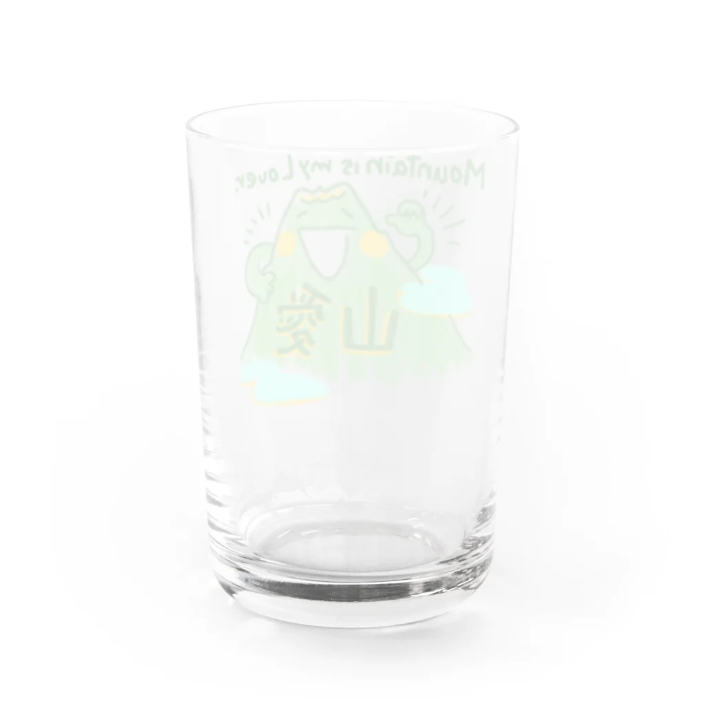 33asahiの山が恋人！ Water Glass :back