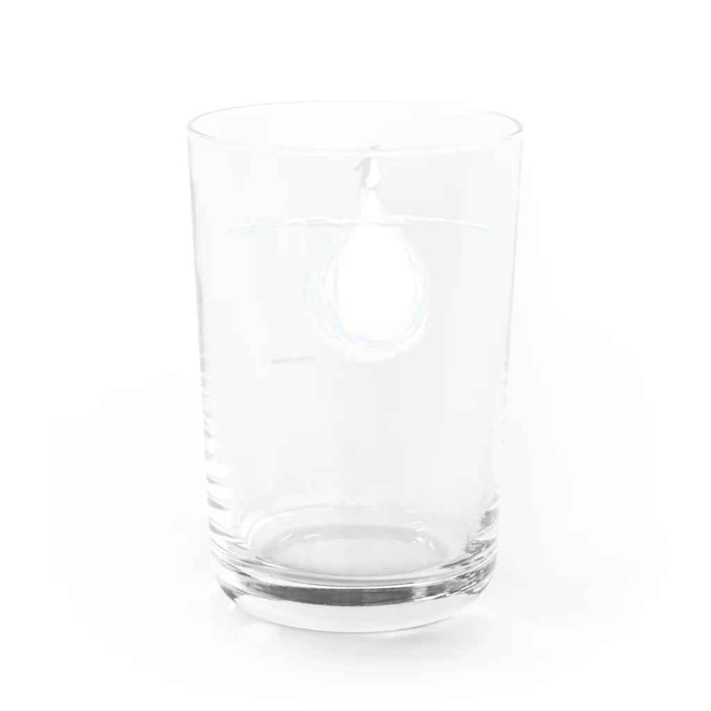 neconos Goodsのすずしいペンギンさん Water Glass :back