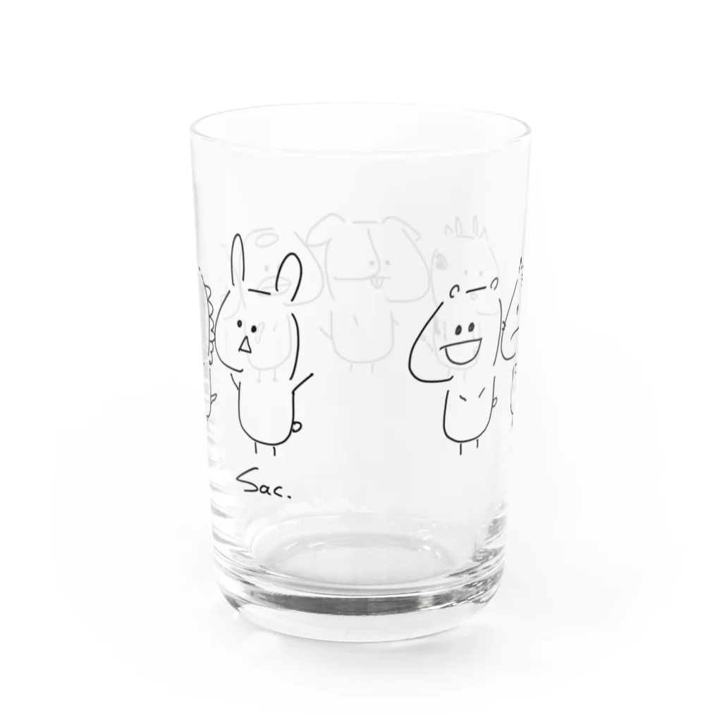 Sachi / 前向きアニマルずの前向きアニマルず Water Glass :back