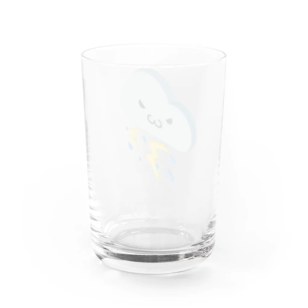 まぐろ茶のせきらんうん(積乱雲) Water Glass :back