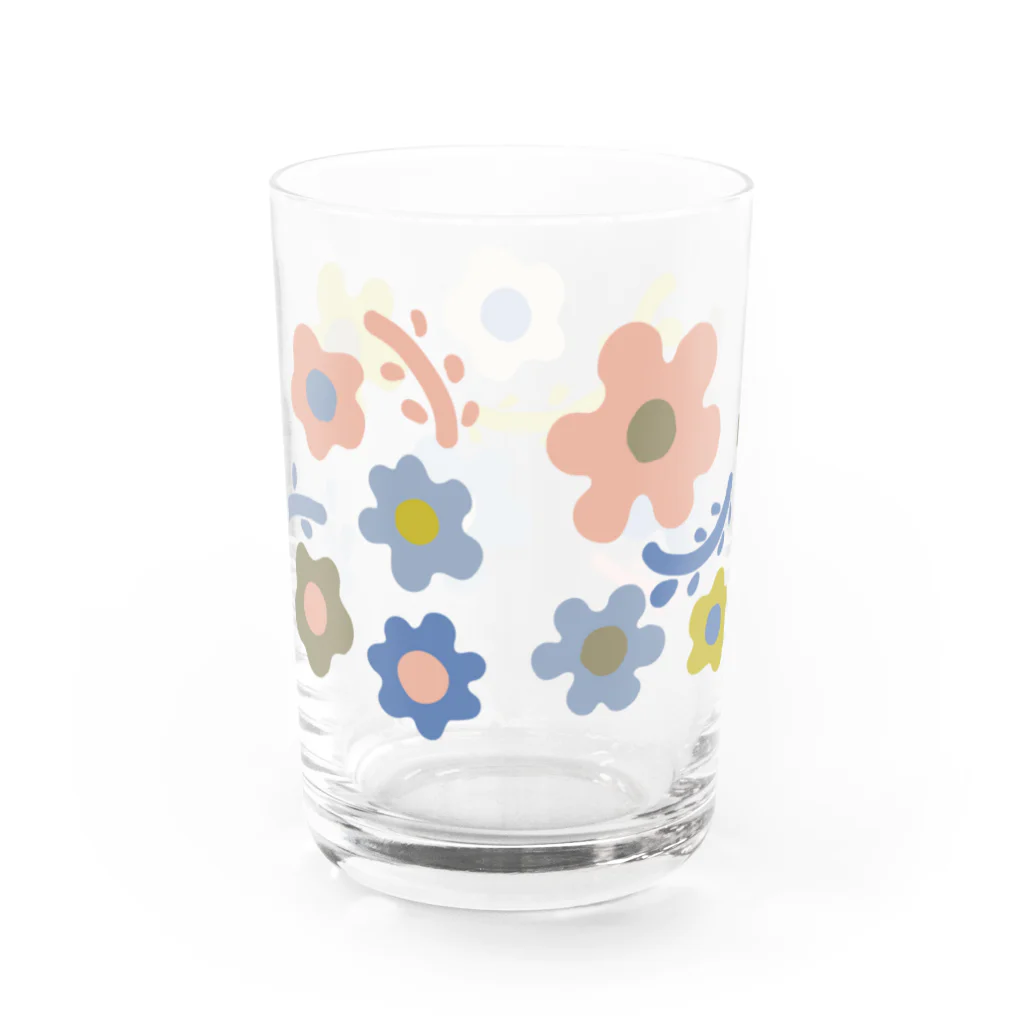 onigiri-dayoの🌼お花グラス🌼アースカラー2🌏 Water Glass :back