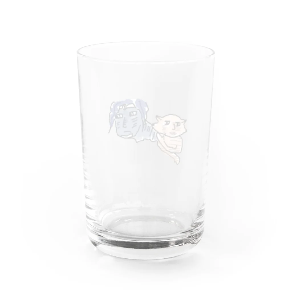 しゃ一ぷーるの洗熊の奇妙なスタンド Water Glass :back