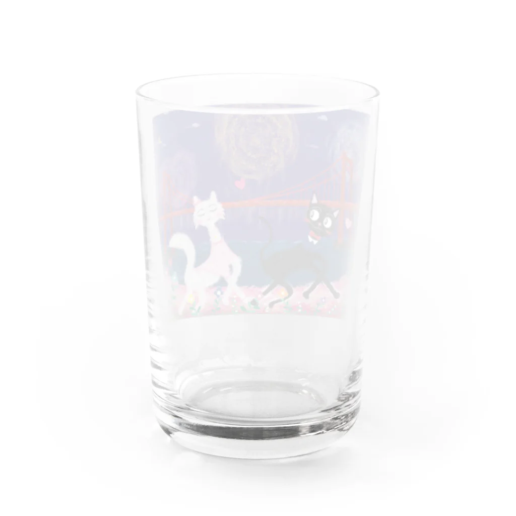 葵い空よりのずっと一緒 Water Glass :back