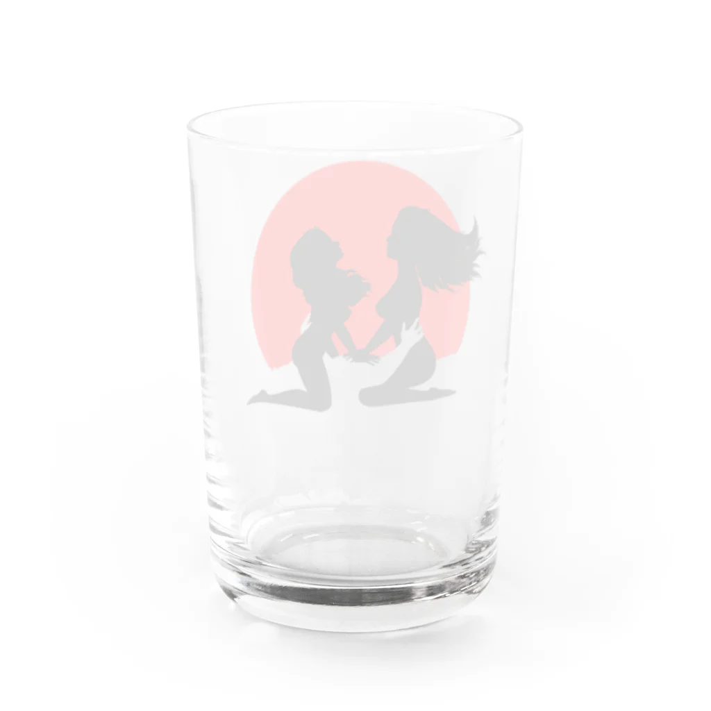 NOBODY754のThreesome Sun (Black) Water Glass :back