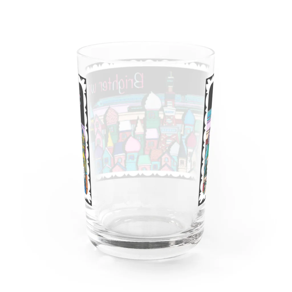 MoriArt のbrighter world Water Glass :back