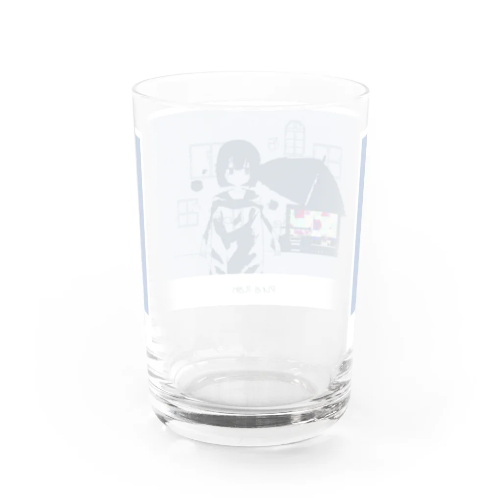 ネジマキの暇つぶしグッズ屋のPixel Rain Water Glass :back