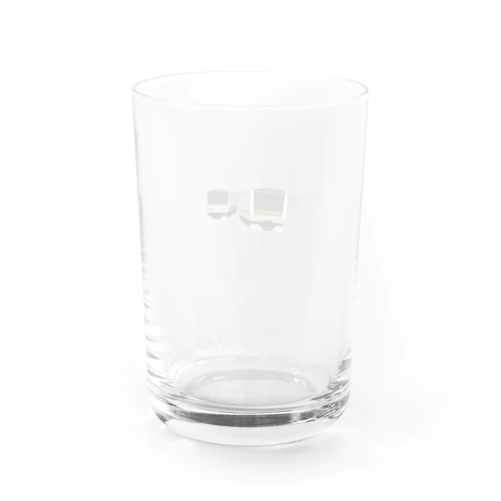 mitorailの東海道線と横須賀線 Water Glass :back