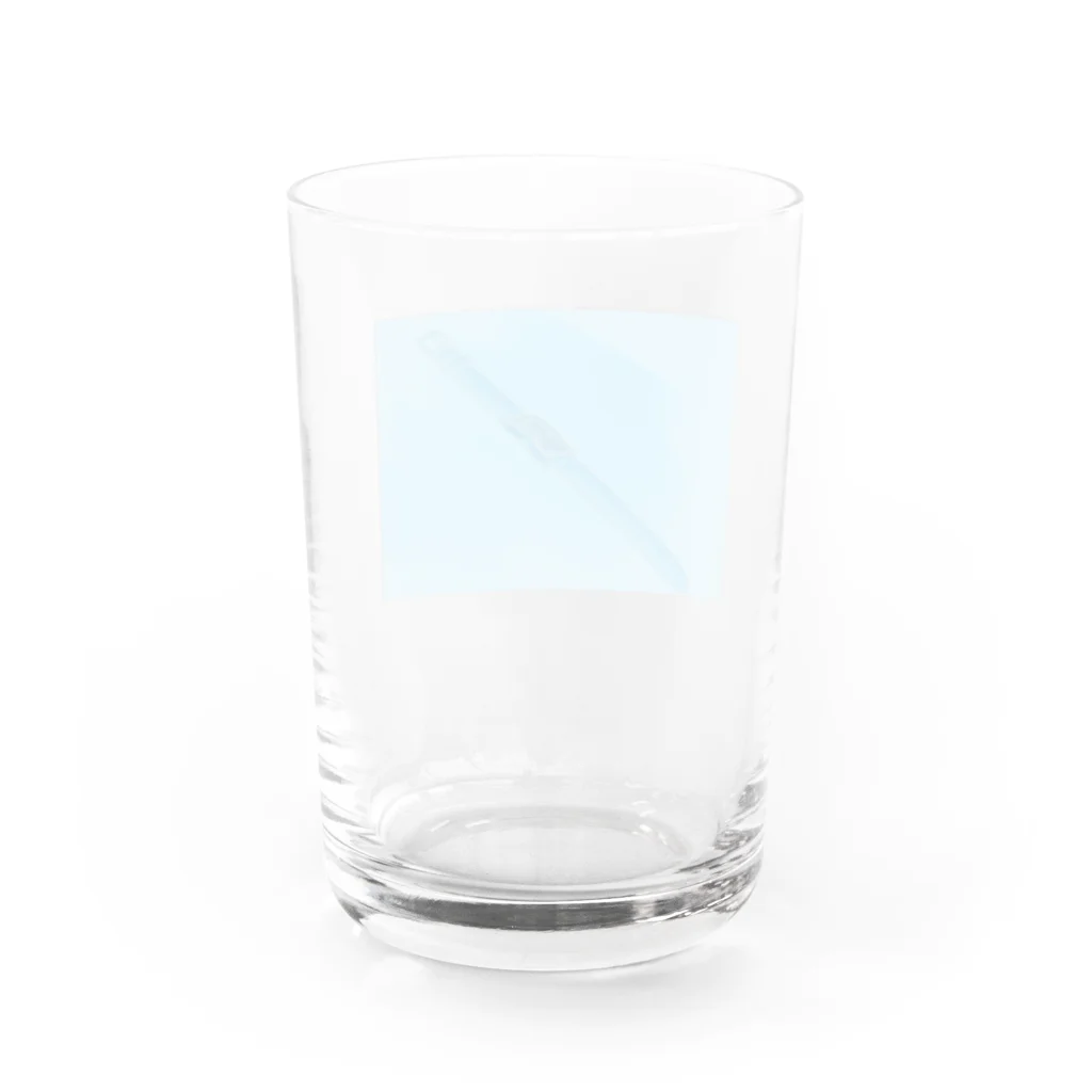 しずる🌧️の青い時計 Water Glass :back