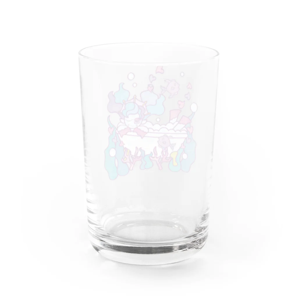 晴闇堂の涙鱗バスルーム Water Glass :back