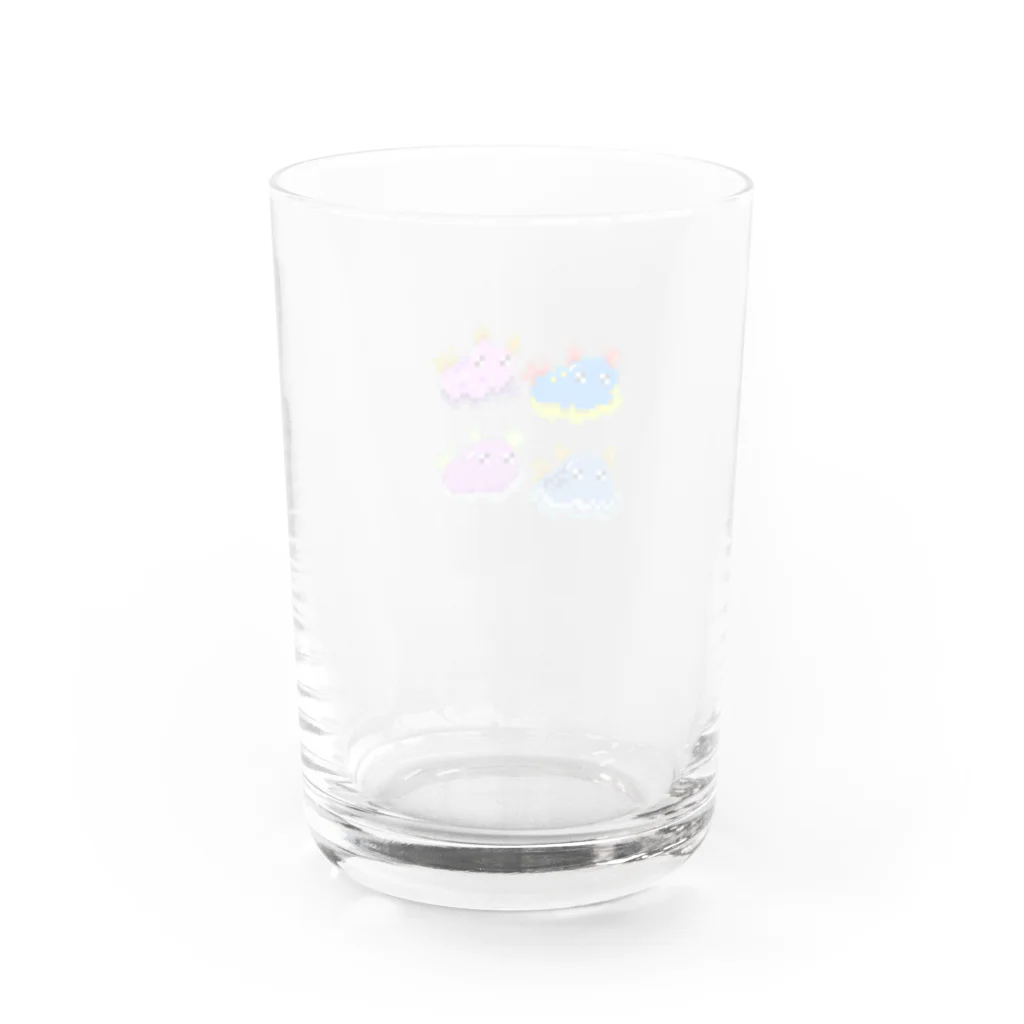 ToBi☆BeGu shopのドットのウミウシくん Water Glass :back