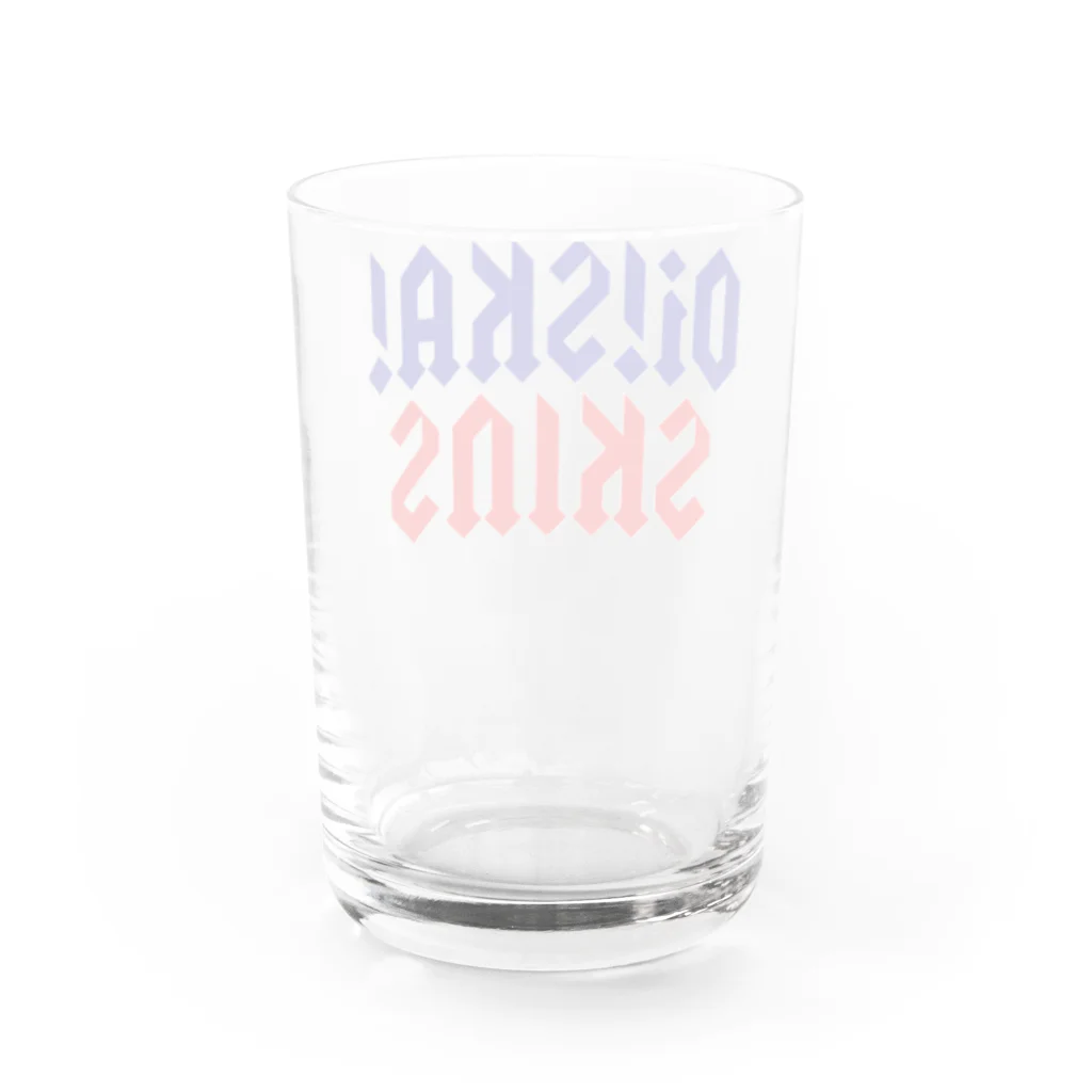 Punk Rock JukeboxのOi SKA Skins Water Glass :back