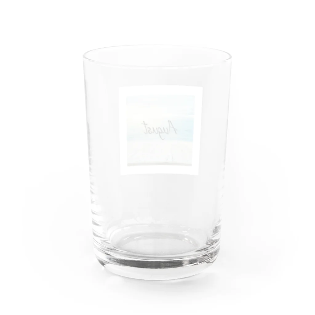 Rの感性のオシャンな8月を過ごしたい Water Glass :back