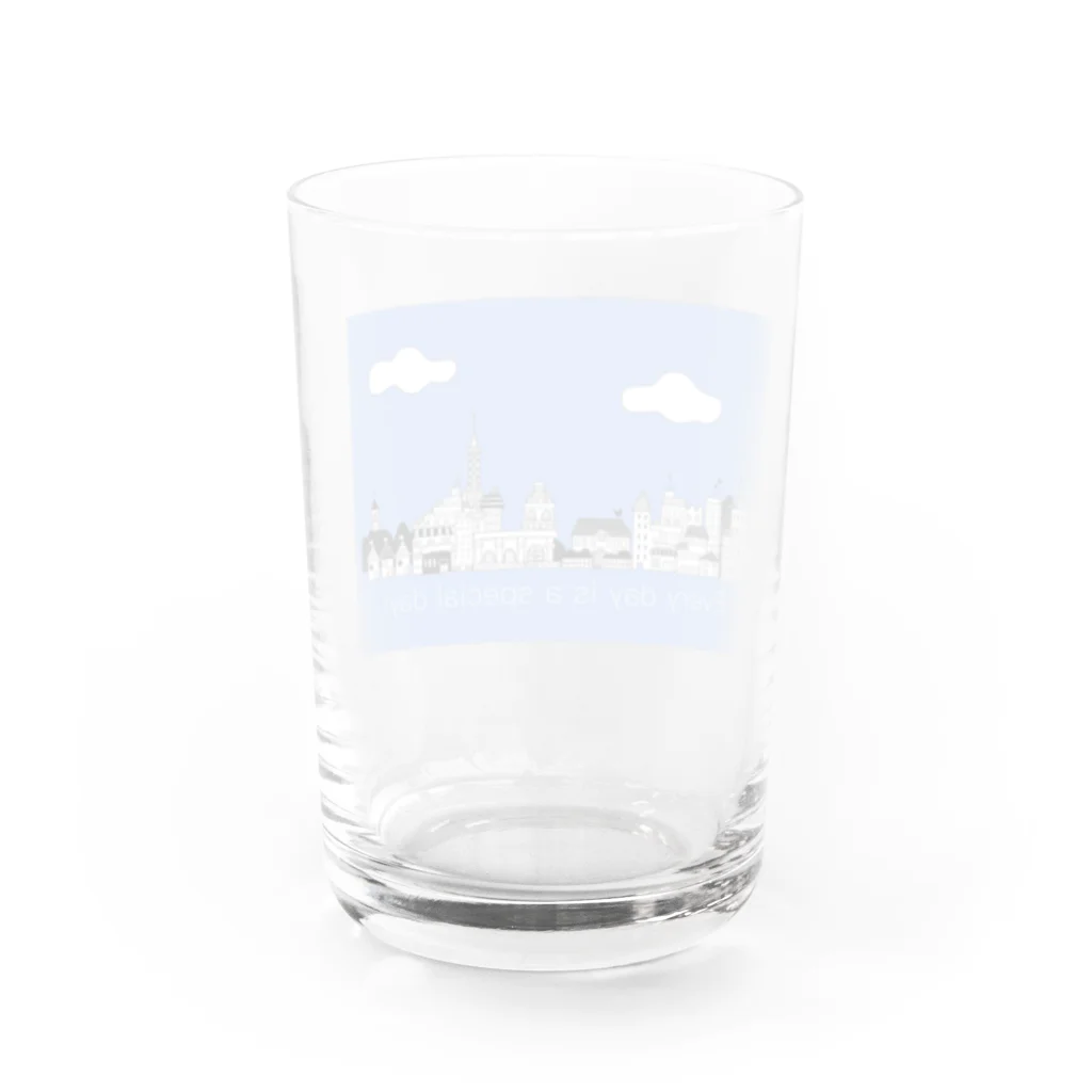 Cocokoの街並み Water Glass :back