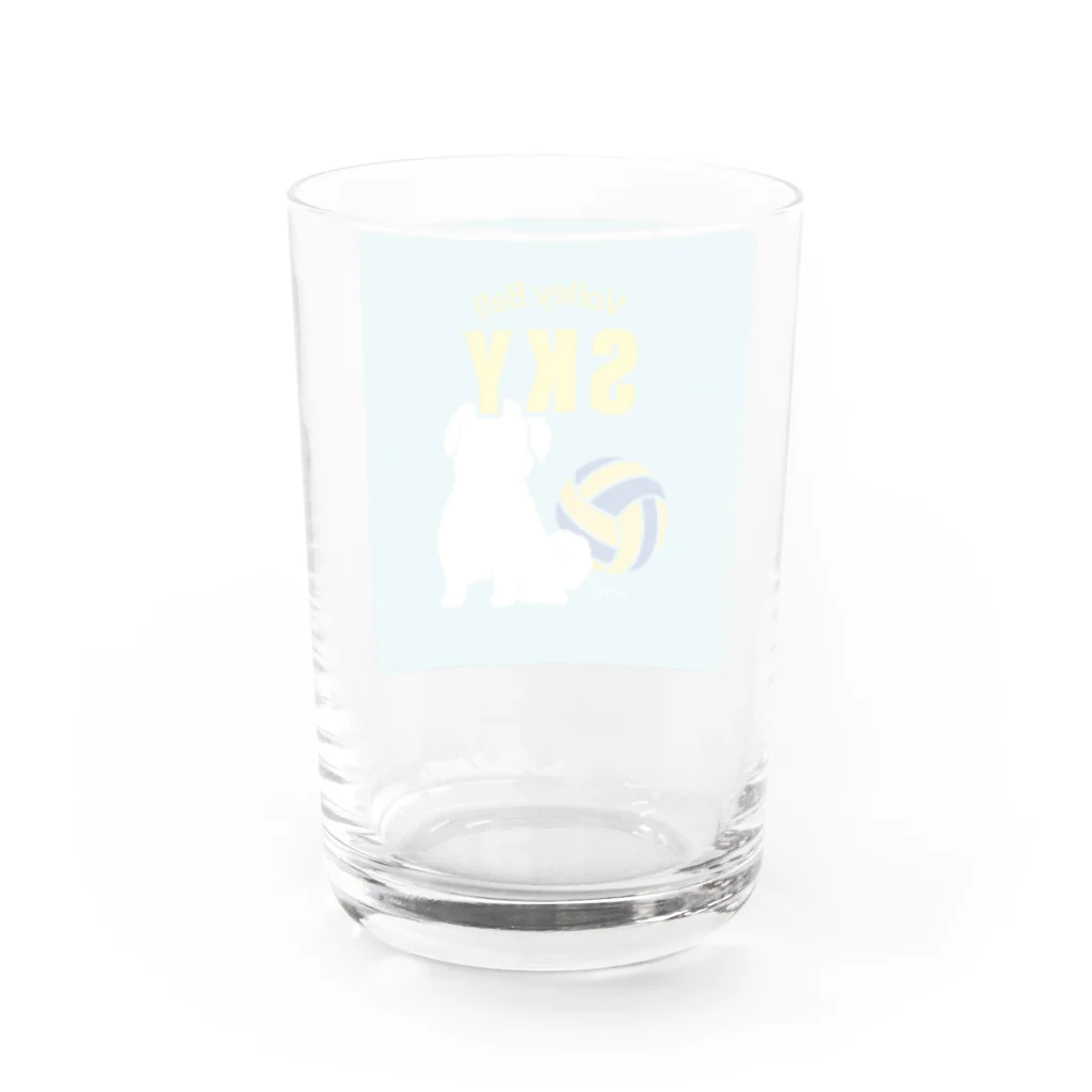 すかい SHOPのわん(犬) for  all  Water Glass :back