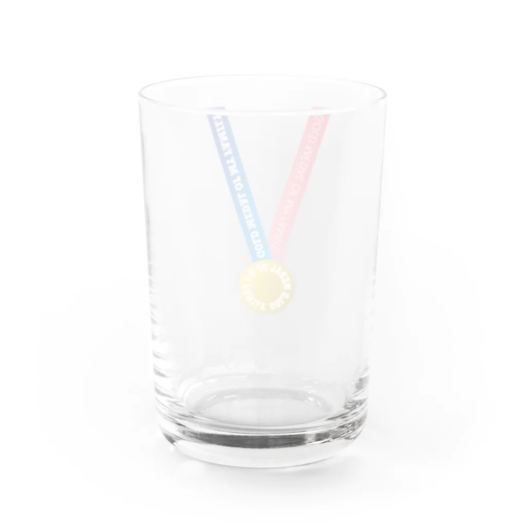 キッズモード某の我が家の金メダリスト Water Glass :back