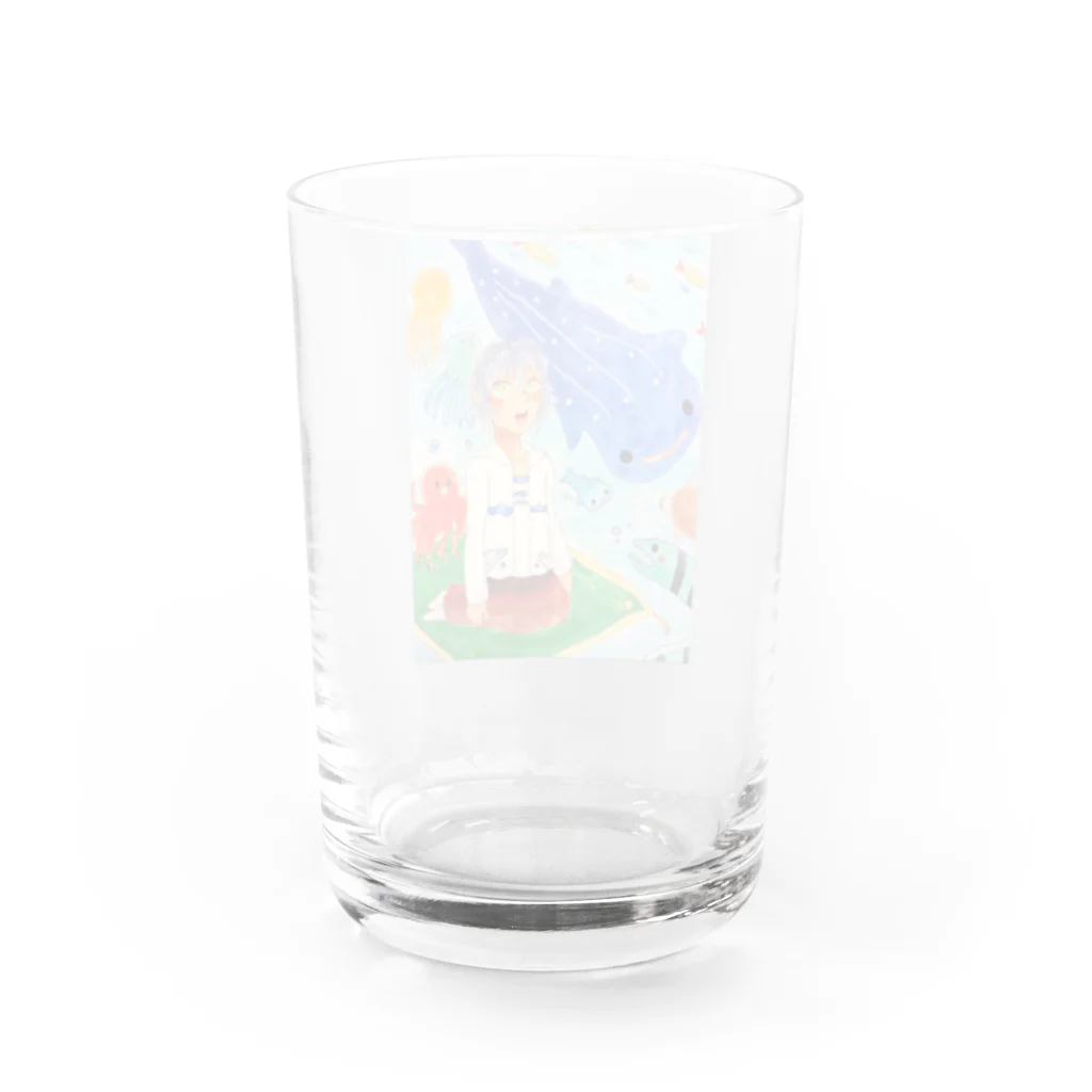 にちしょっぷの『Trip to aquatic paradise』 Water Glass :back