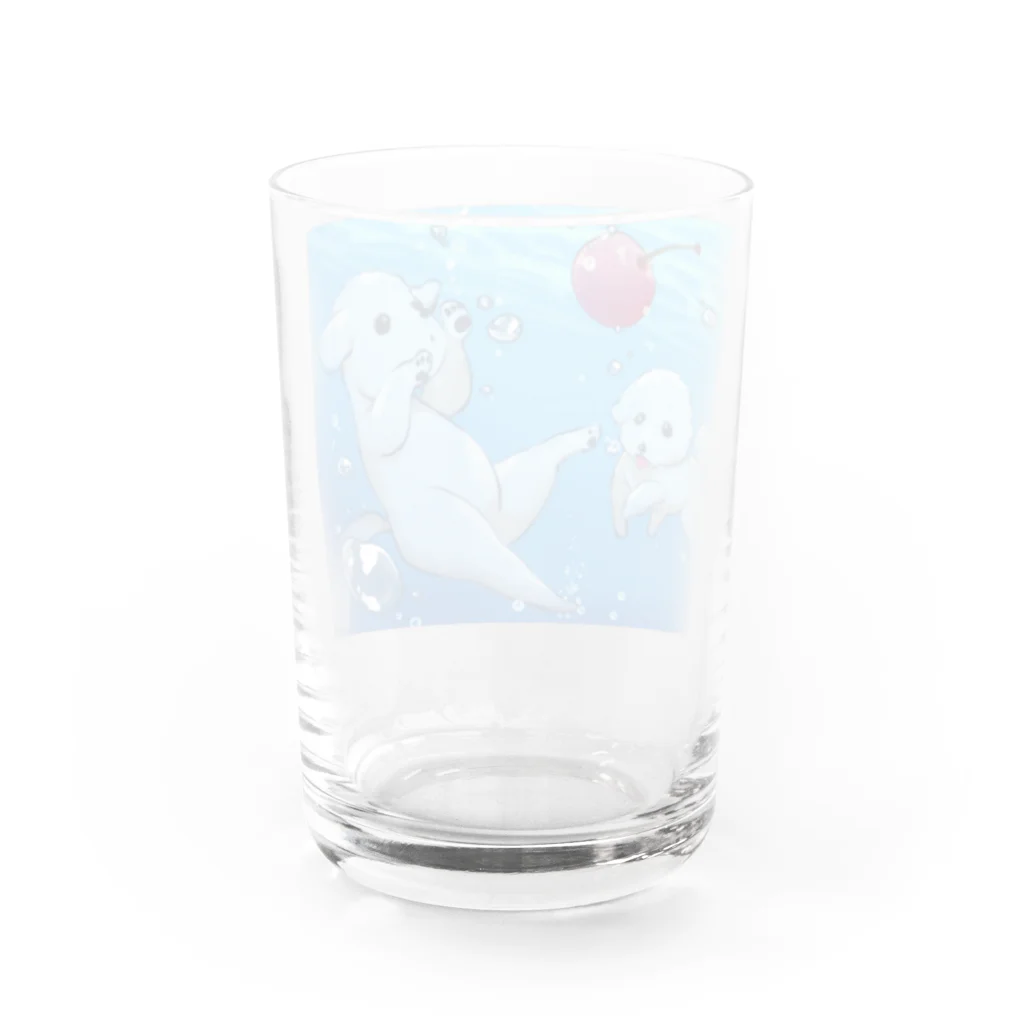 こた山のスメルズ・ライク・ドッグ・クリームソーダ Water Glass :back