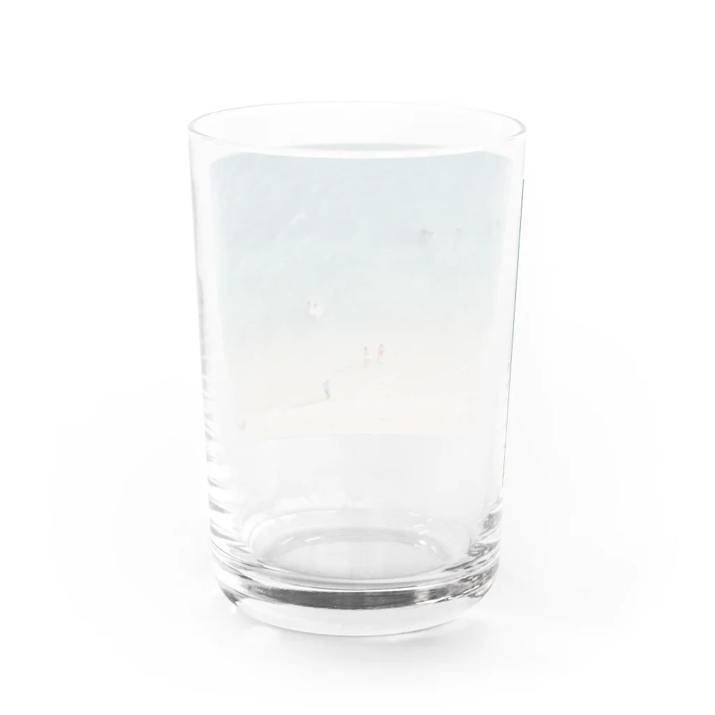 I don't knowのsummer vacation Water Glass :back
