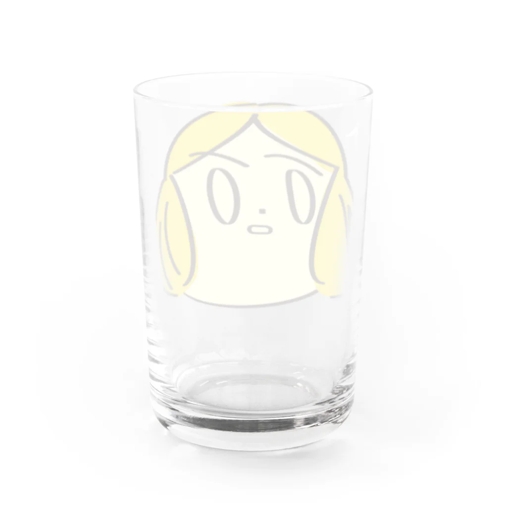 Drecome_Designのシリアスガール(濃色生地用) Water Glass :back