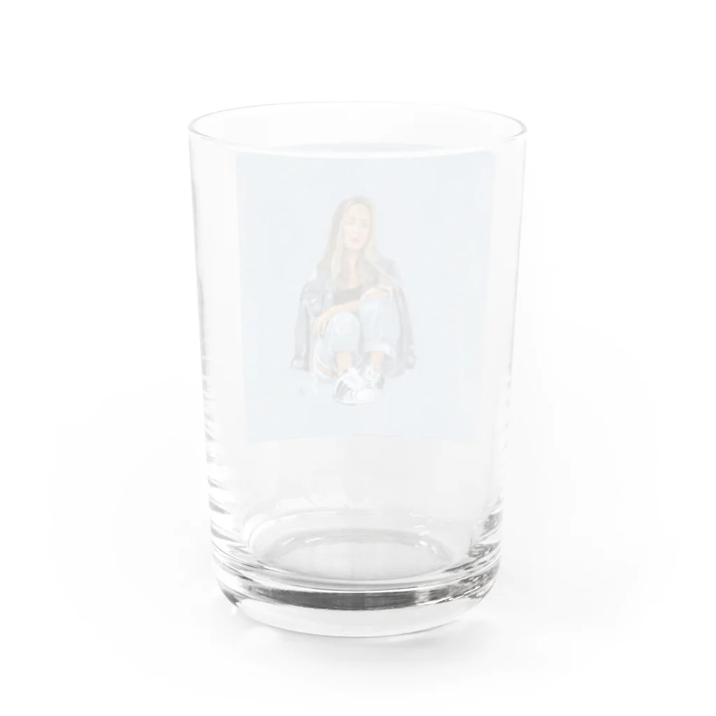 koto___artのL.A girl Water Glass :back