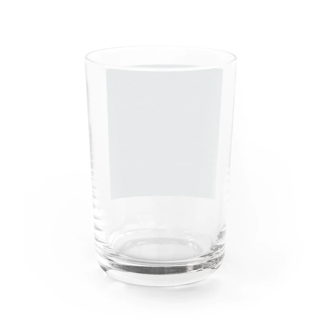 ヨープキャンが気になったの緑模様 Water Glass :back