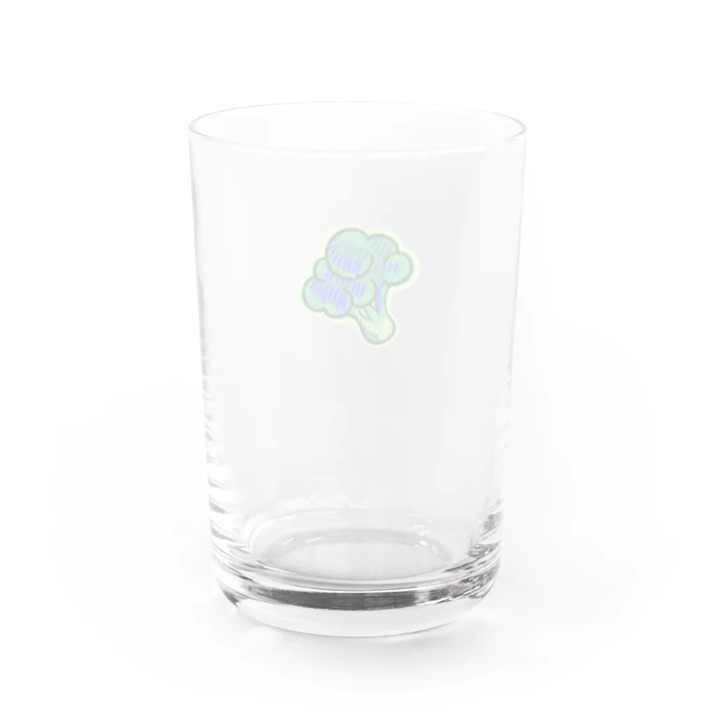 or orのブロッコリー Water Glass :back