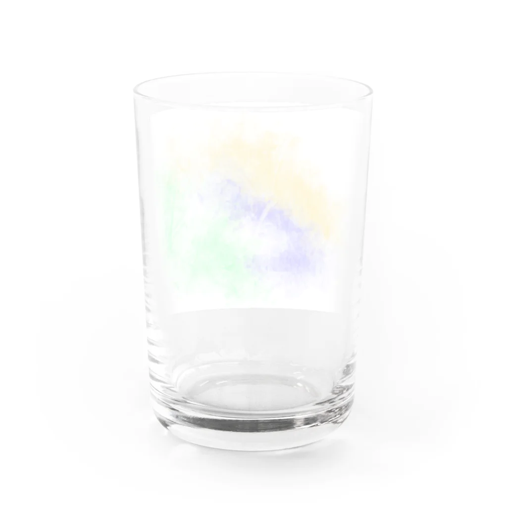 KuensqN(くえんさん)🎠🎪の三色 Water Glass :back