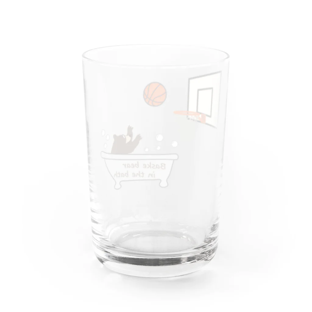 キッズモード某のバスケベアーインザバス Water Glass :back