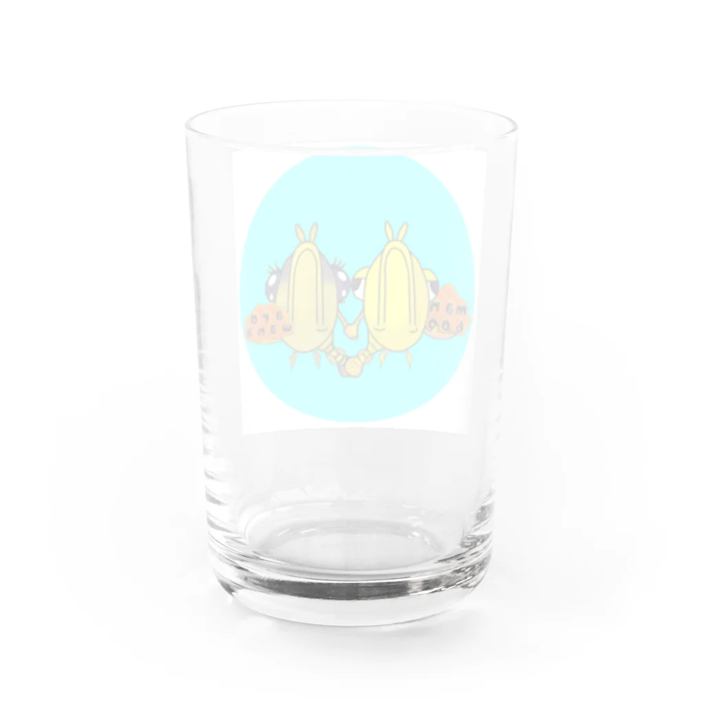 まんぶーSHOPのマンブーアロワナ Water Glass :back