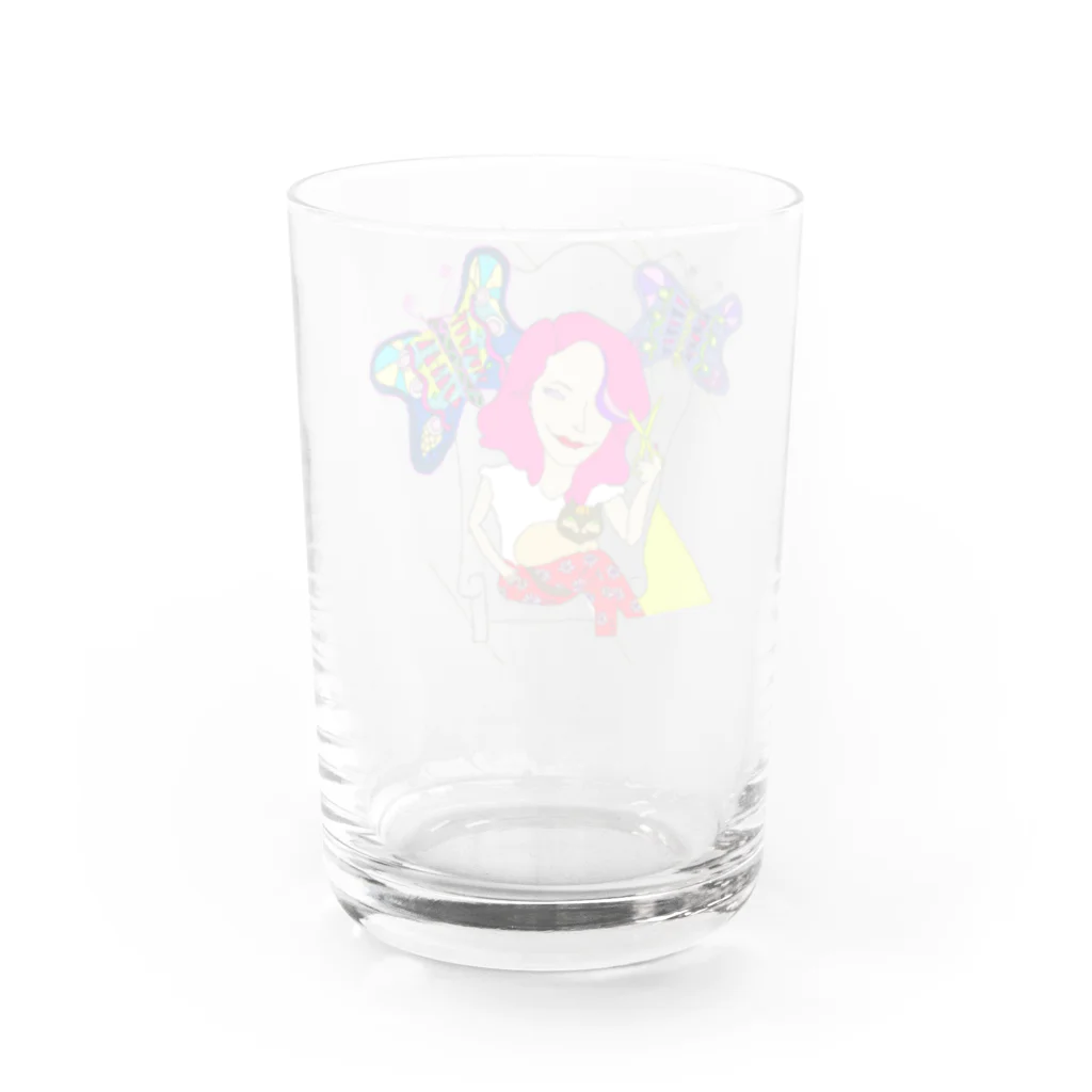 エクマリみつ子の美容師です｡ Water Glass :back