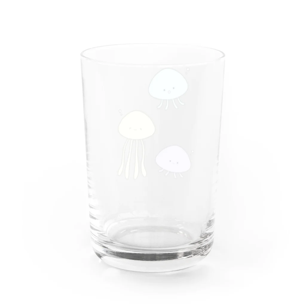 柊野のくらげ星人グラス Water Glass :back