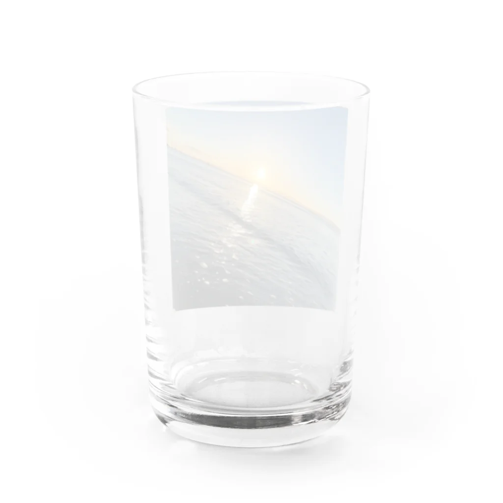 s ! m p e lの日の入り Water Glass :back