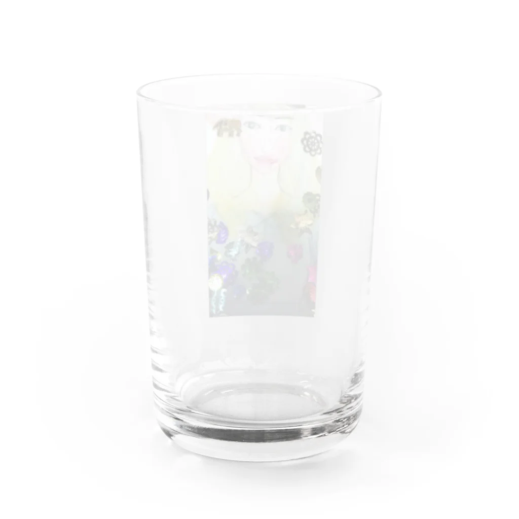 涼の居場所のキラキラ金髪少女時代 Water Glass :back