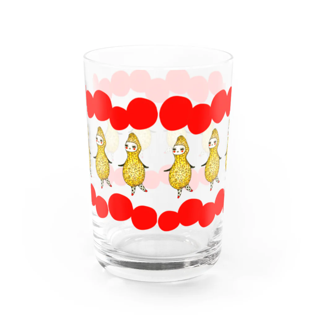 vt_tomomariの落花生xドットチェーン Water Glass :back